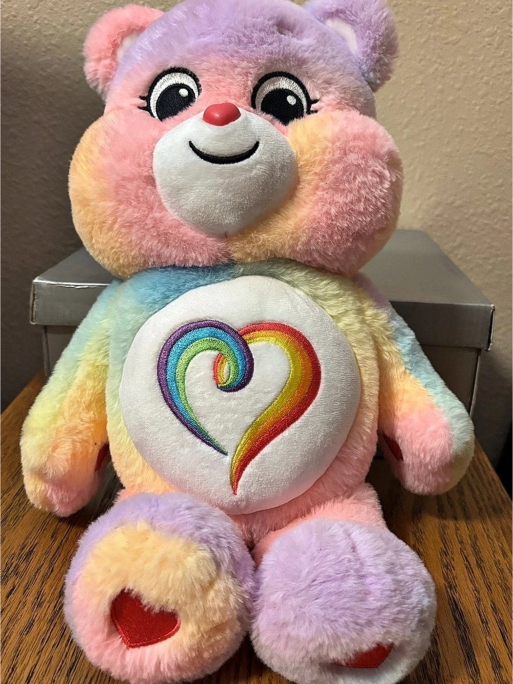 Care Bears Togetherness Bear Rainbow Plush Bear